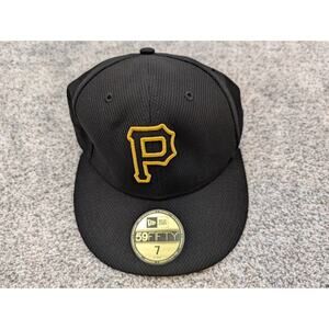 New Era 59Fifty MLB Pittsburgh Pirates Fitted Hat Size 7 Athleisure Streetwear